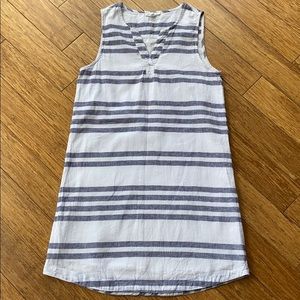 Blue and White Stripped Sun Dress